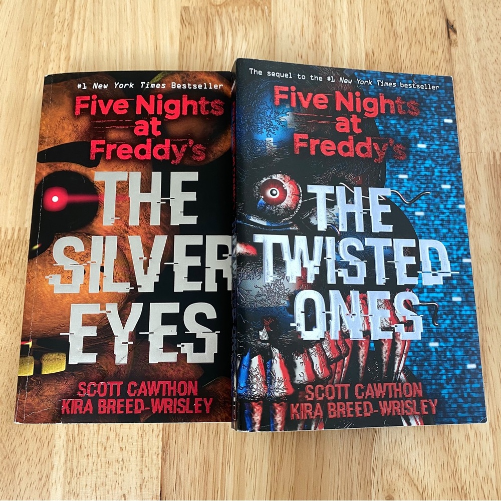 five nights at freddy’s • the silver eyes and the twisted ones books